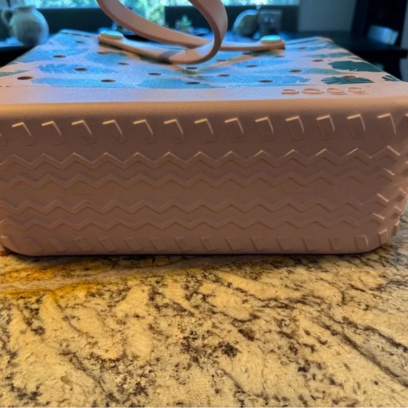 BOGG BABY BAG Pink and Green Palm Print Never Used - Picture 3 of 4